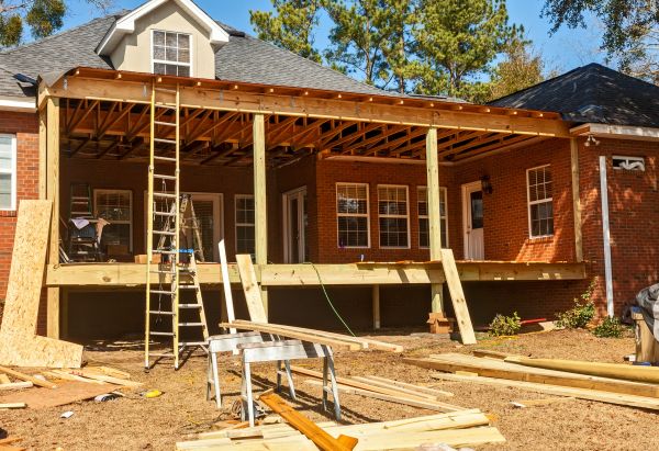 Porch Raising in Parrish